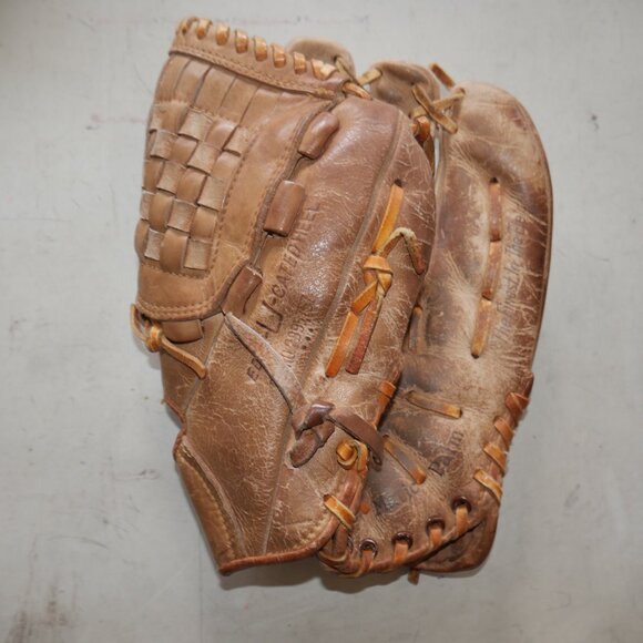 VTG Rawlings Roberto Clemente Baseball Glove GJ66 Leather RHT Baseball Mitt Rare - Picture 10 of 11